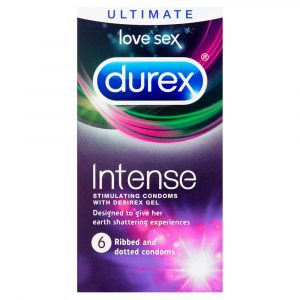 Durex Intense Ribbed And Dotted Condoms x 6