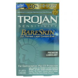 Trojan Bare Skin Condoms x 10