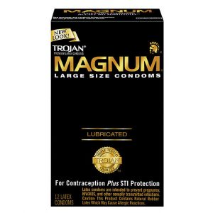 Trojan Magnum Large Condoms x 12